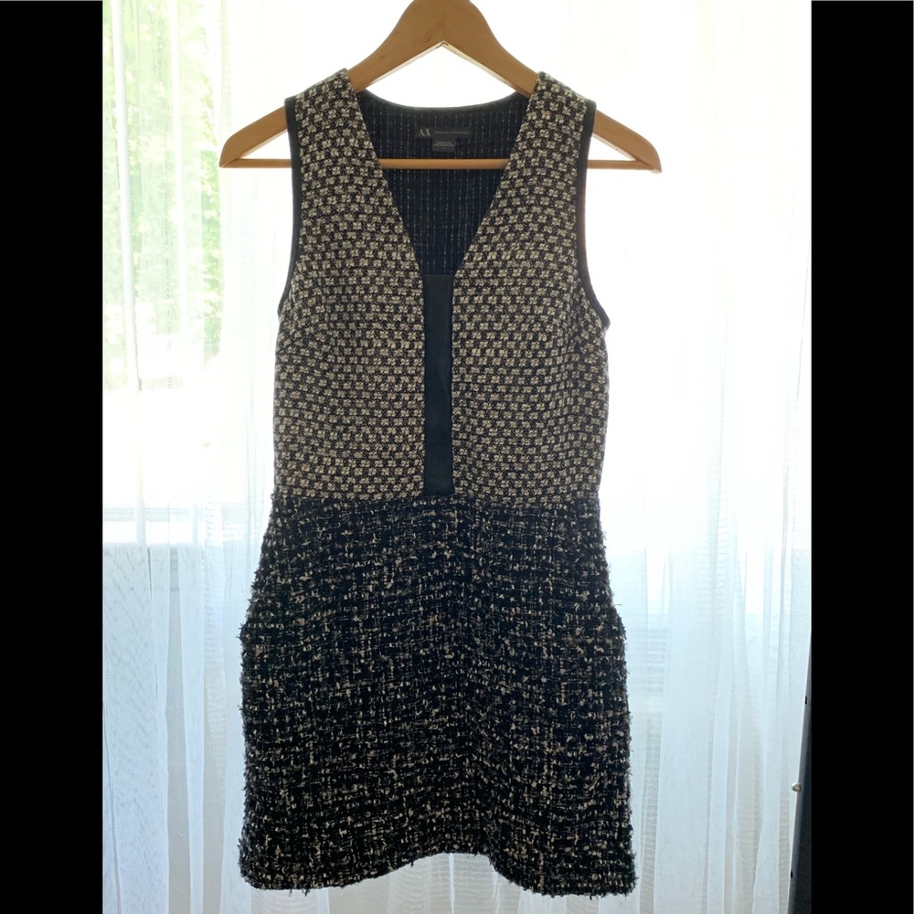 Armani exchange tweed dress👗